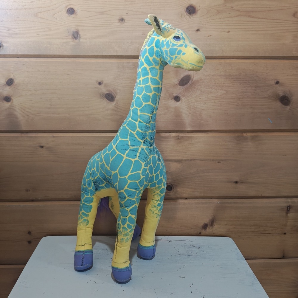 20" Vintage 1992 Applause World Wildlife Fund Standing Giraffe Plush WWF F22